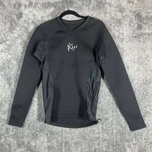 Kutting Weight V3 Sauna Shirt Pullover Size Small Black Sweat Tech Side Zip
